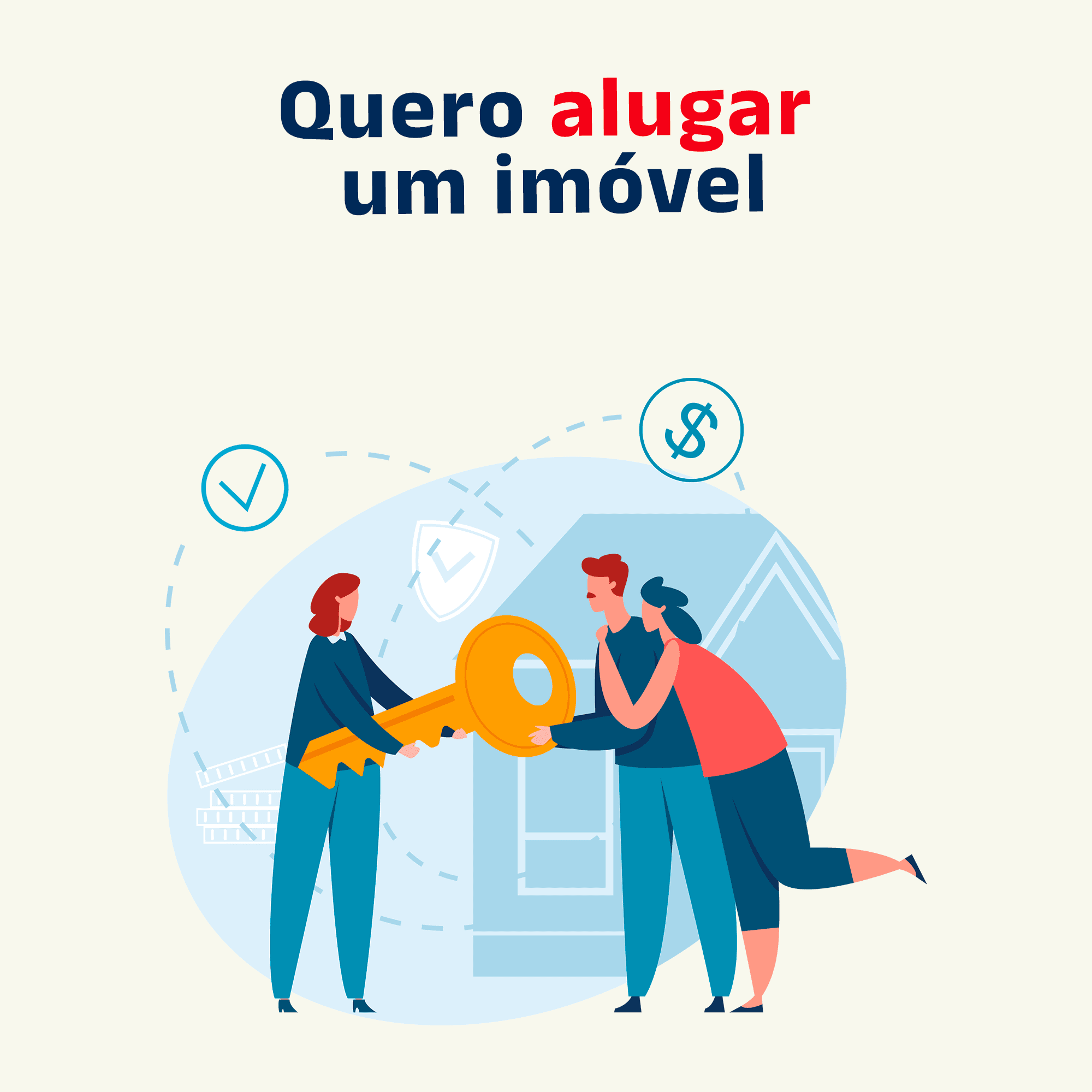 Banner campanha quero alugar